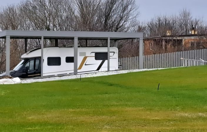 Wiaty dla kamperów i przyczep – realizacje LAKATE